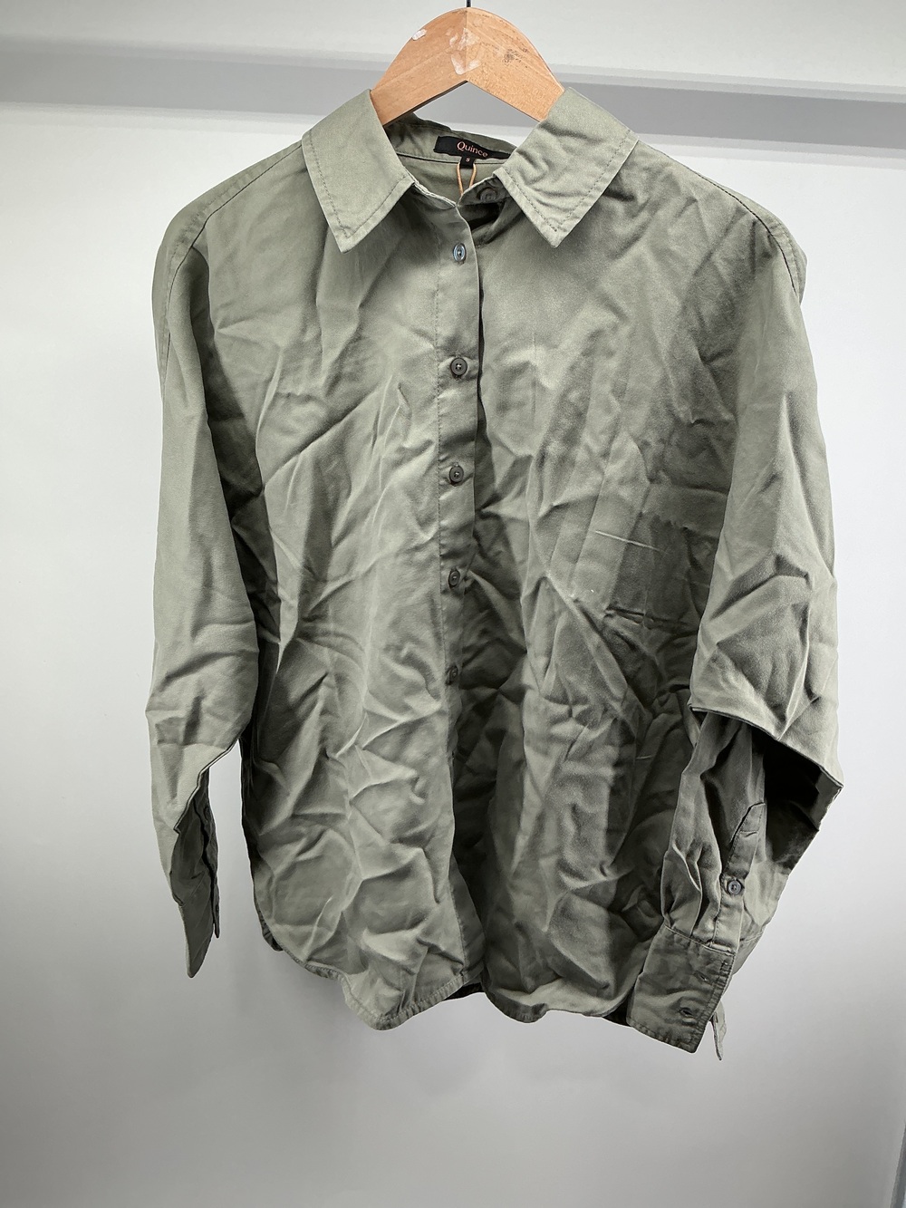 Vintage Wash Tencel Dolman Long Sleeve Shirt